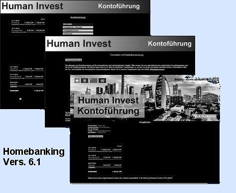 Human Invest Homebanking Interface